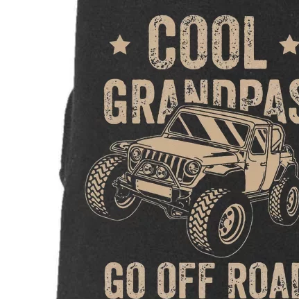 Cool Grandpas Go Off Road Off Road Gift 4x4 Dirt Doggie 3-End Fleece Hoodie