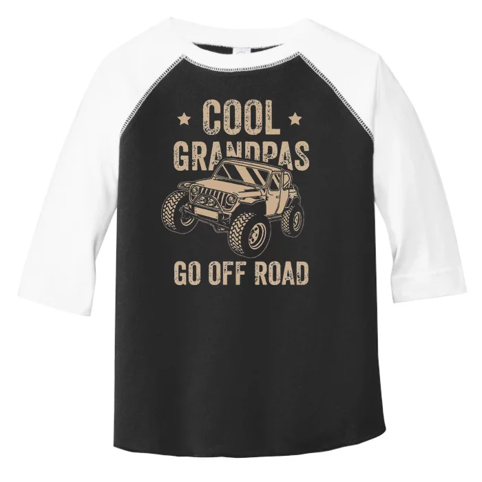 Cool Grandpas Go Off Road Off Road Gift 4x4 Dirt Toddler Fine Jersey T-Shirt