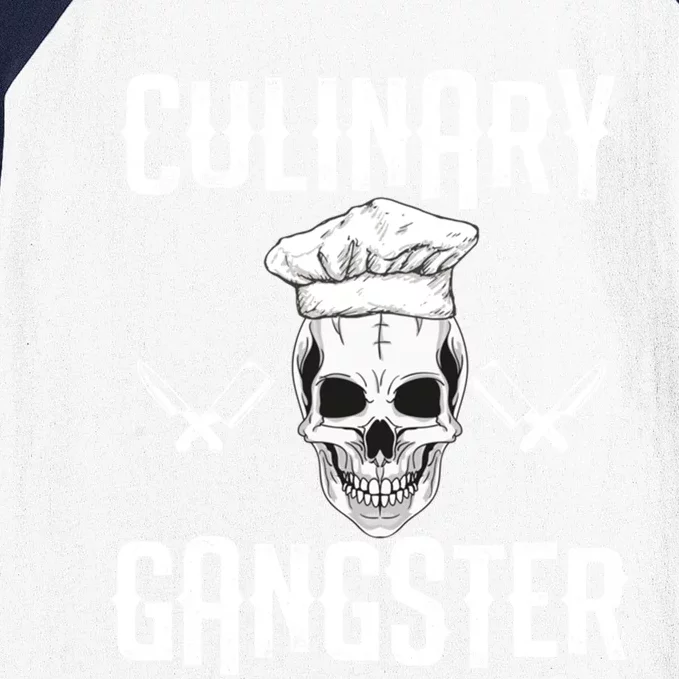 Culinary Gangster Gift Baseball Sleeve Shirt