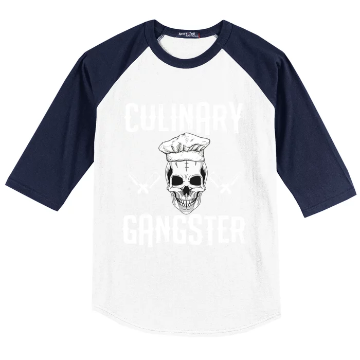 Culinary Gangster Gift Baseball Sleeve Shirt