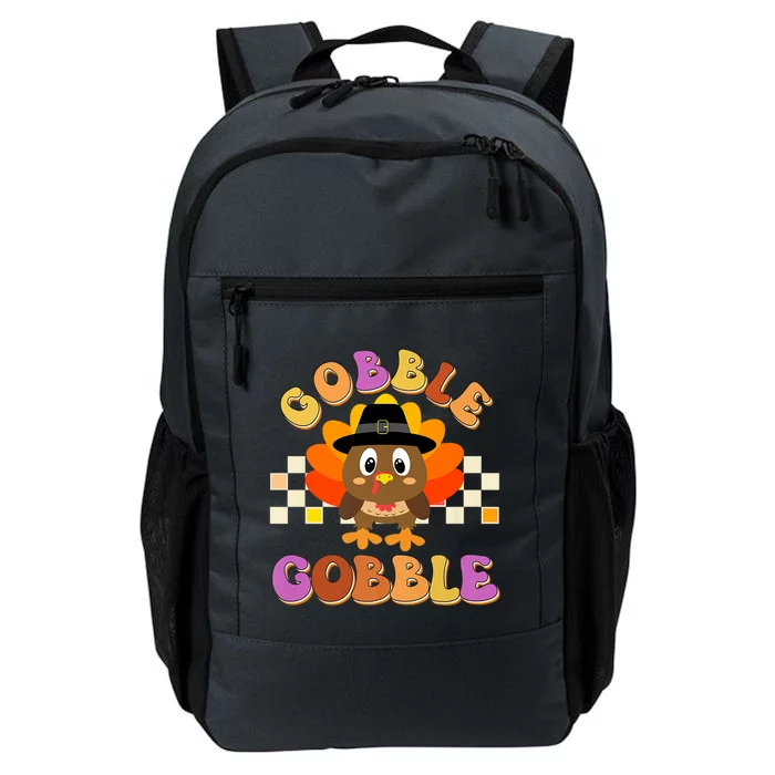 Cute Gobble Gobble Turkey Pilgrim Little Thanksgiving Meaningful Gift Daily Commute Backpack