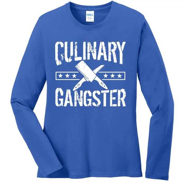 Culinary Gangster Gift Ladies Long Sleeve Shirt