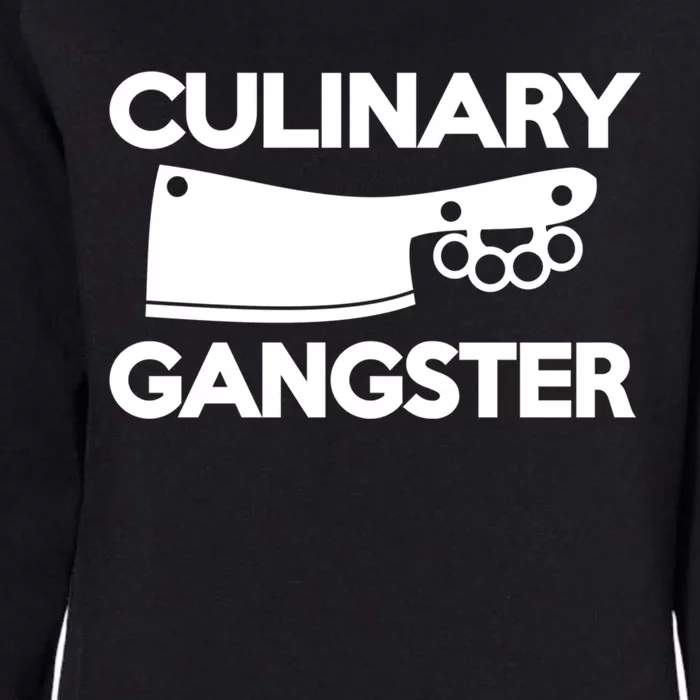 Culinary Gangster Gift Womens California Wash Sweatshirt