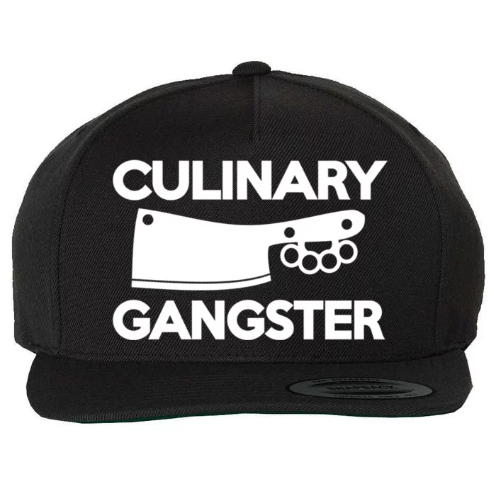 Culinary Gangster Gift Wool Snapback Cap