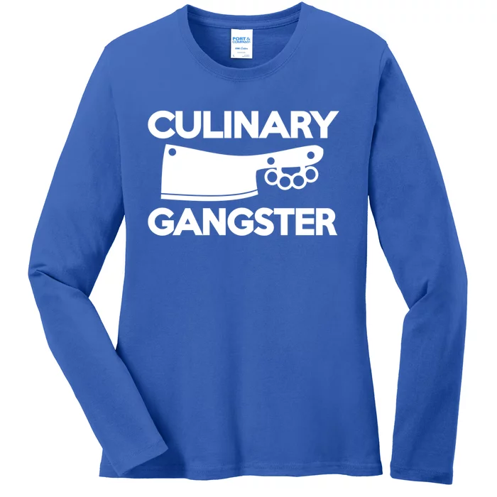 Culinary Gangster Gift Ladies Long Sleeve Shirt