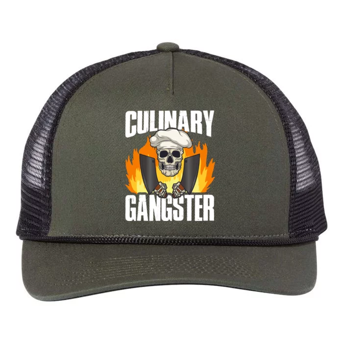 Culinary Gangster Great Gift Retro Rope Trucker Hat Cap