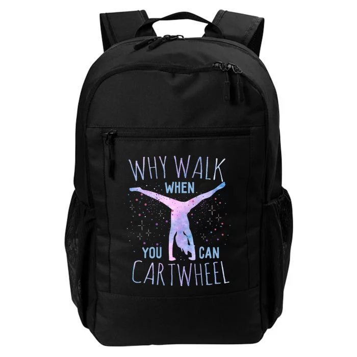 Cartwheel Gymnast Girl Daily Commute Backpack