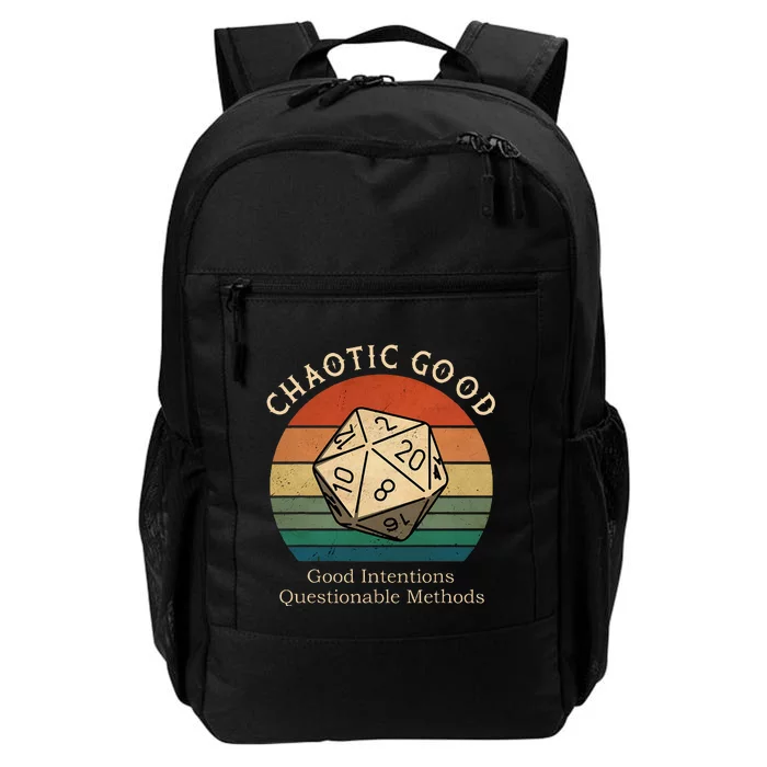 Chaotic Good Good Intentions Questionable Methods Daily Commute Backpack