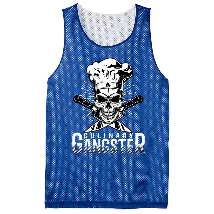 Culinary Gangsters Gift Mesh Reversible Basketball Jersey Tank