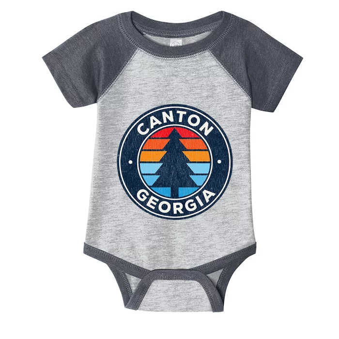 Canton Georgia Ga Vintage Retro 70s Infant Baby Jersey Bodysuit