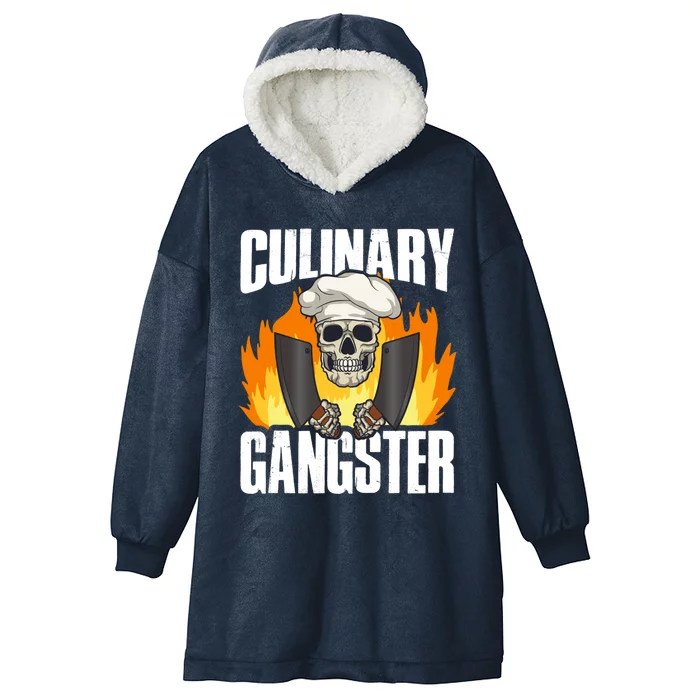 Culinary Gangster Gift Hooded Wearable Blanket