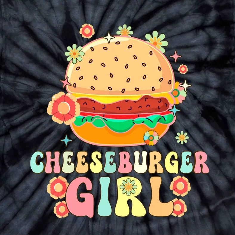 Cheeseburger Girl Groovy Burger Girl Tie-Dye T-Shirt