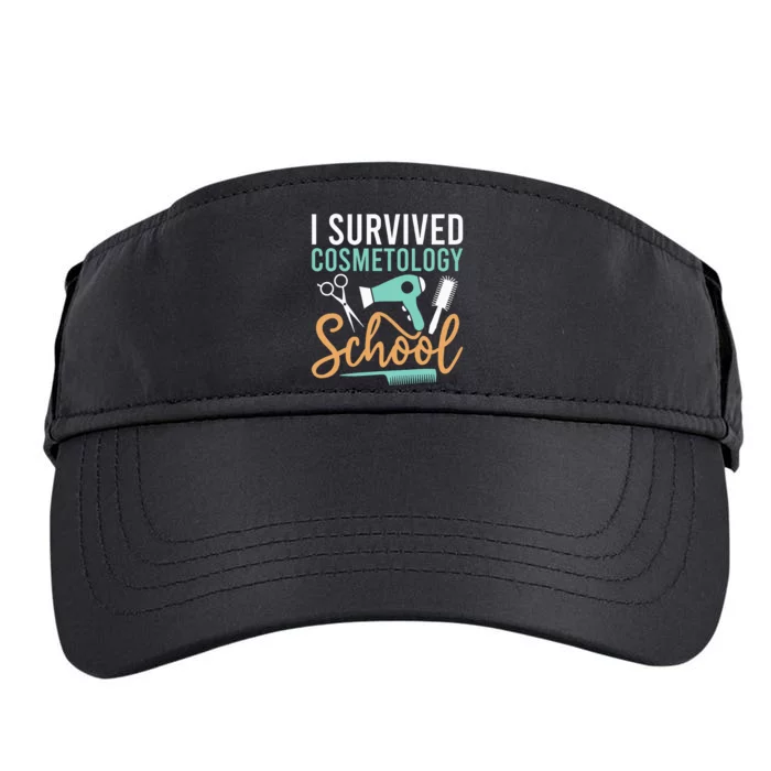 Cosmetology Graduate Gift I Survived Cosmetology School Adult Drive Performance Visor