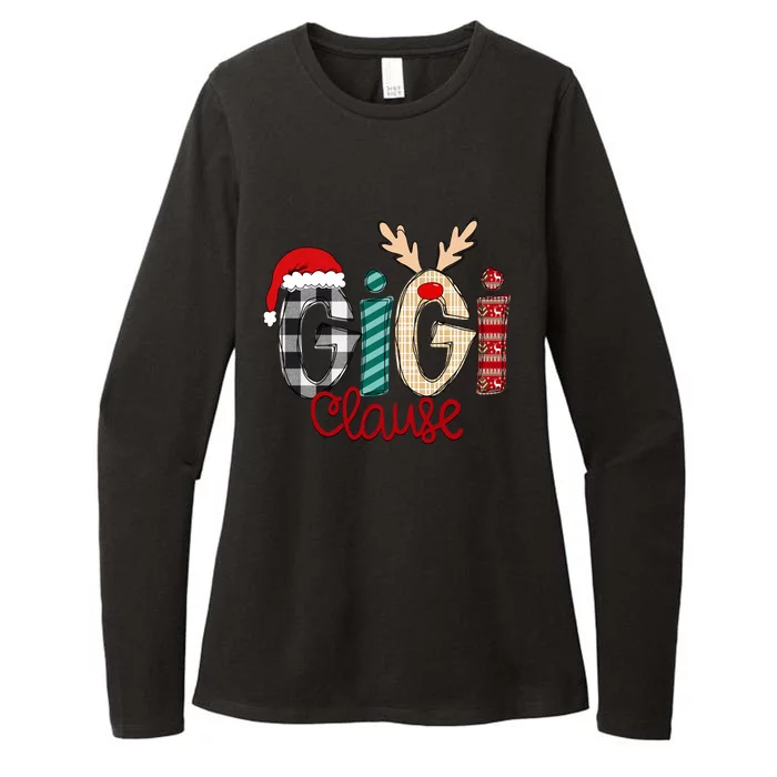 Christmas Grandma Gigi Clause And Gigi Claus Gift Womens CVC Long Sleeve Shirt