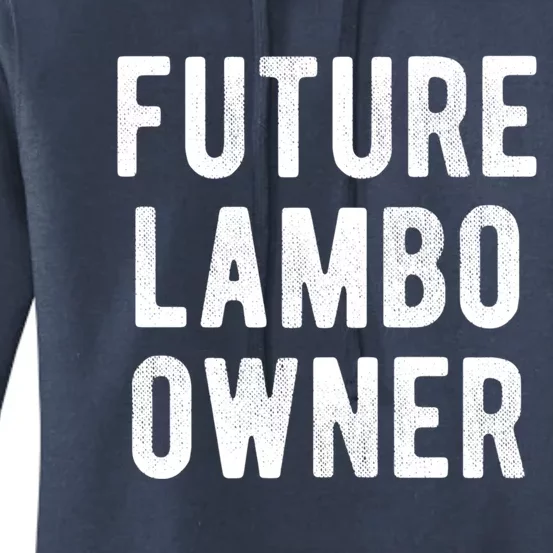 Cryptocurrency Great Gift Future Lambo Owner Funny Bitcoin Gift Women's Pullover Hoodie