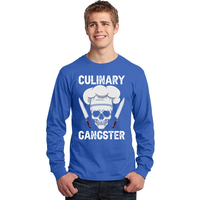 Culinary Gangster Gastronomy Talented Chef Cook Cooking Cute Gift Tall Long Sleeve T-Shirt