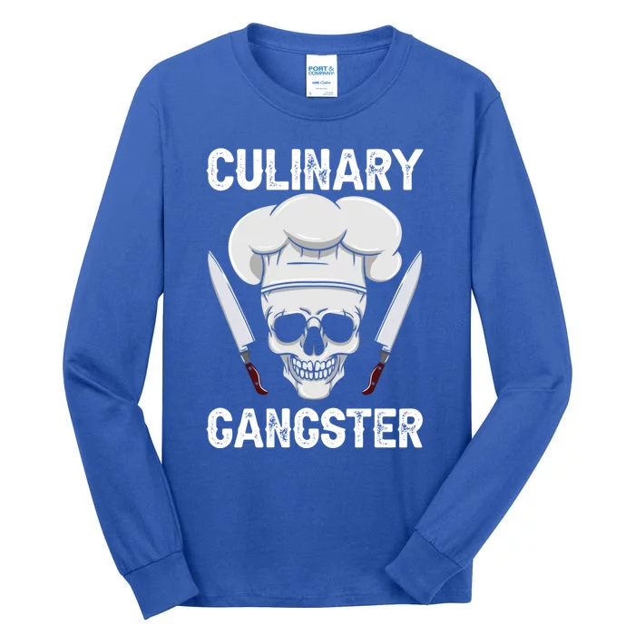 Culinary Gangster Gastronomy Talented Chef Cook Cooking Cute Gift Tall Long Sleeve T-Shirt