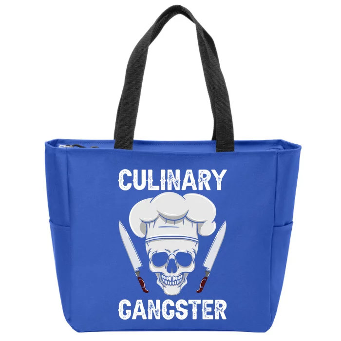 Culinary Gangster Gastronomy Talented Chef Cook Cooking Cute Gift Zip Tote Bag