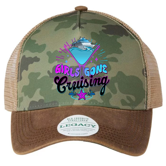 Cute Girl Gone Cruising Girl Trip Legacy Tie Dye Trucker Hat