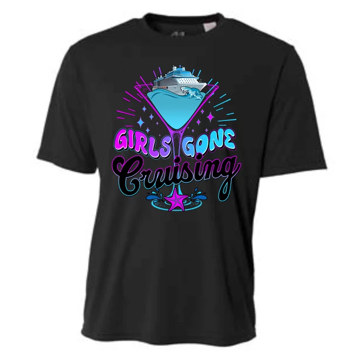 Cute Girl Gone Cruising Girl Trip Cooling Performance Crew T-Shirt