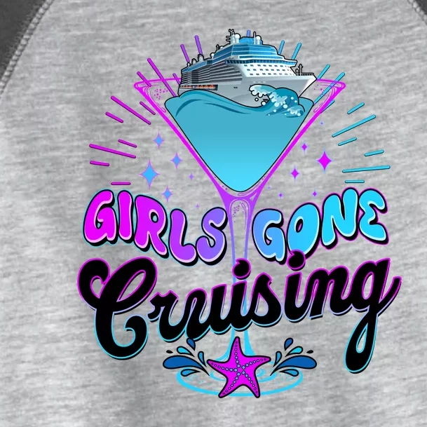 Cute Girl Gone Cruising Girl Trip Toddler Fine Jersey T-Shirt