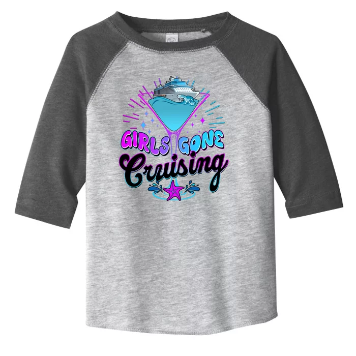 Cute Girl Gone Cruising Girl Trip Toddler Fine Jersey T-Shirt