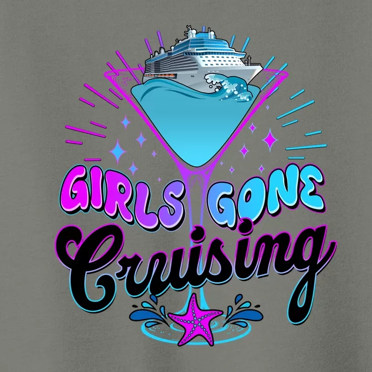 Cute Girl Gone Cruising Girl Trip Toddler T-Shirt