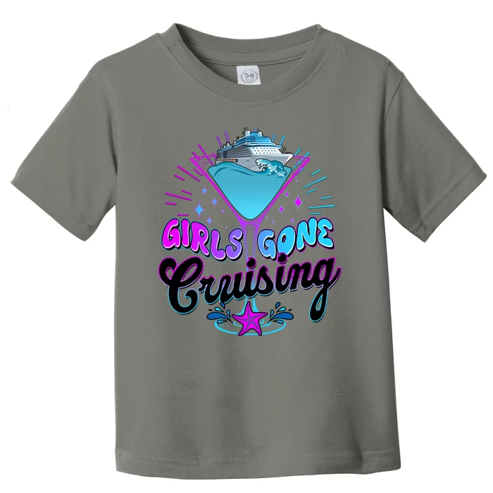 Cute Girl Gone Cruising Girl Trip Toddler T-Shirt