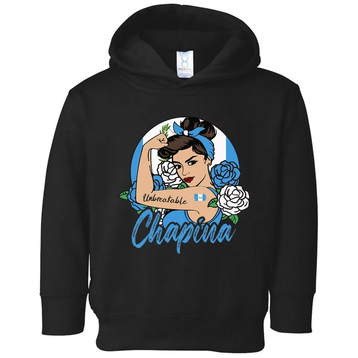 Chapina Guatemala Girl Guatemalan Mujer Guatemalteca Flag Toddler Hoodie