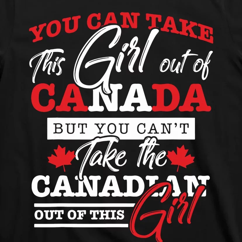 Canadian Girl Gifts Maple Leaf Canada T-Shirt