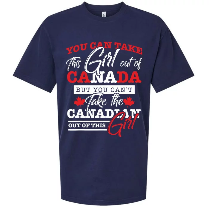 Canadian Girl Gifts Maple Leaf Canada Sueded Cloud Jersey T-Shirt