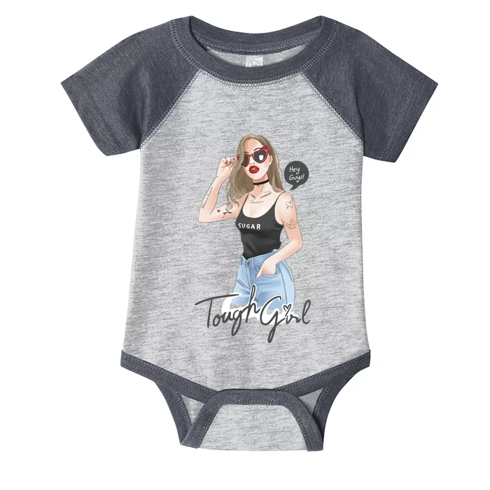 Cool Girl Girl In Sunglasses Infant Baby Jersey Bodysuit