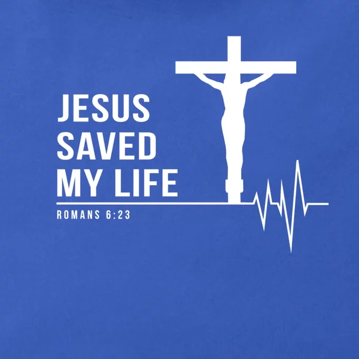 Christian Group Gift Jesus Saved My Life Holy Week Bible Gift Zip Tote Bag