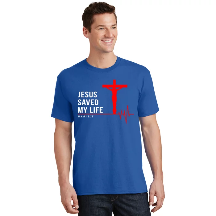 Christian Group Gift Jesus Saved My Life Holy Week Bible Funny Gift T-Shirt