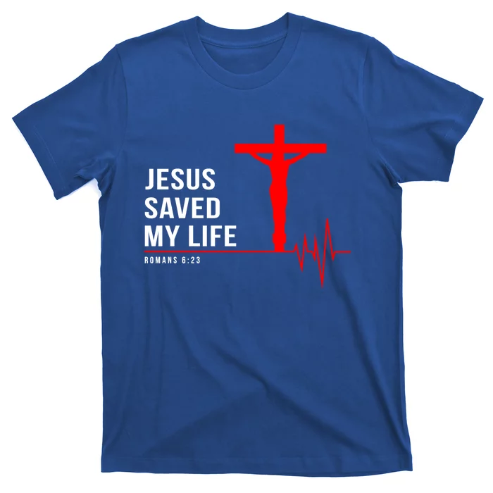 Christian Group Gift Jesus Saved My Life Holy Week Bible Funny Gift T-Shirt