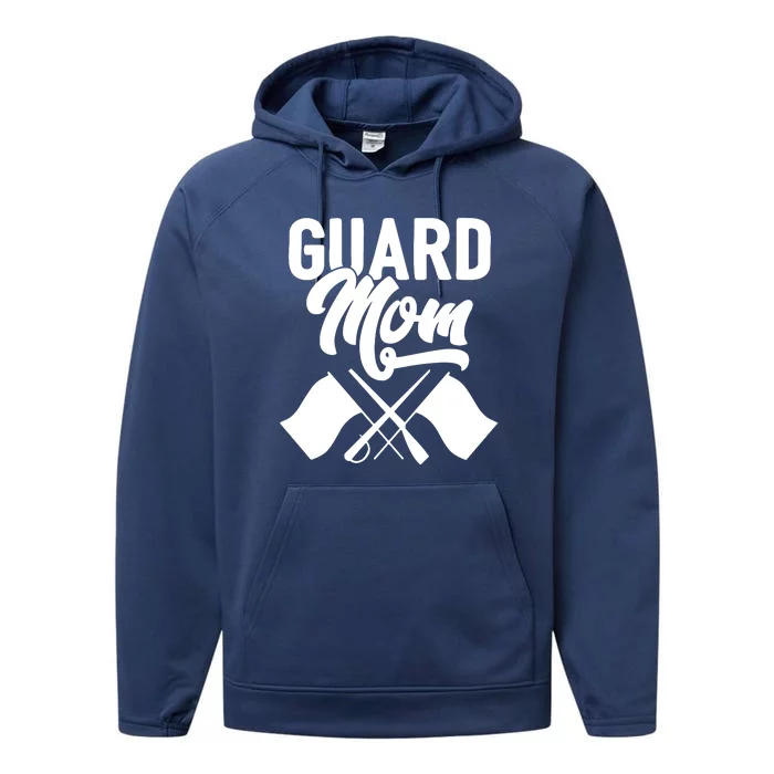 Color Guard Gift Guard Mom Colorguard Mother Gift Performance Fleece Hoodie