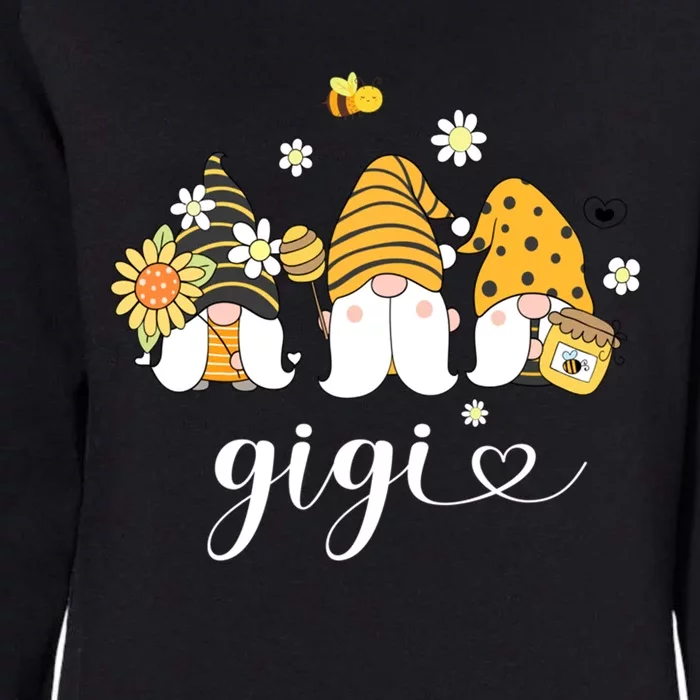 Cute Gigi Gnomes With Bees And Sunflower Country Style Gift Womens California Wash Sweatshirt