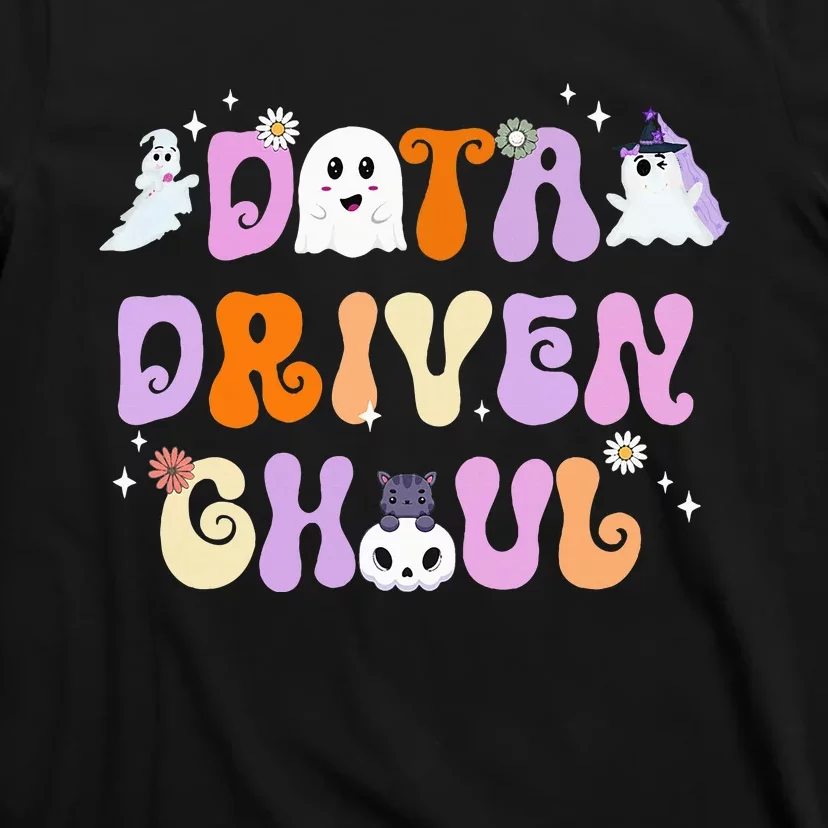 Cute Ghosts Halloween ABA Behavior Therapy Data Driven Ghoul T-Shirt