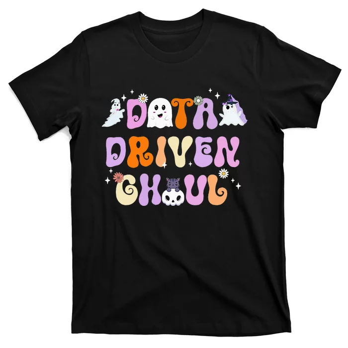 Cute Ghosts Halloween ABA Behavior Therapy Data Driven Ghoul T-Shirt