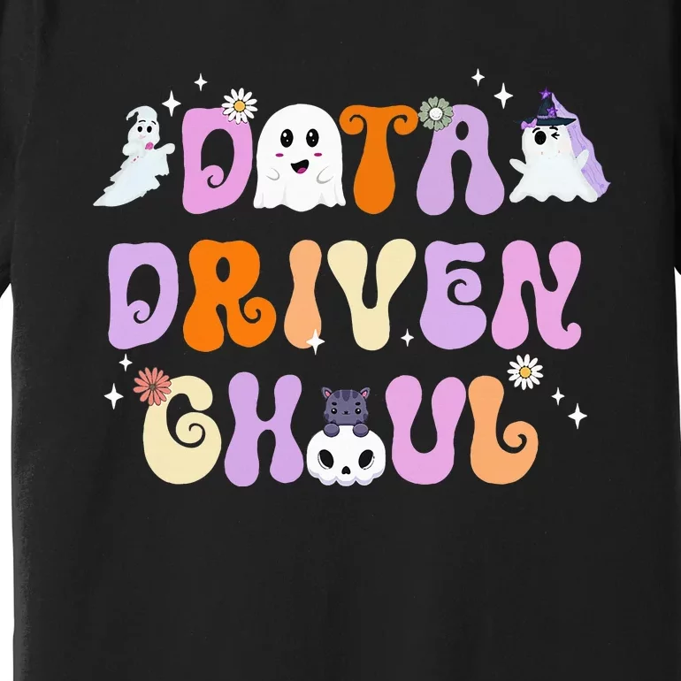 Cute Ghosts Halloween ABA Behavior Therapy Data Driven Ghoul Premium T-Shirt