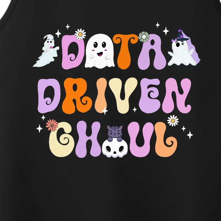 Cute Ghosts Halloween ABA Behavior Therapy Data Driven Ghoul Performance Tank