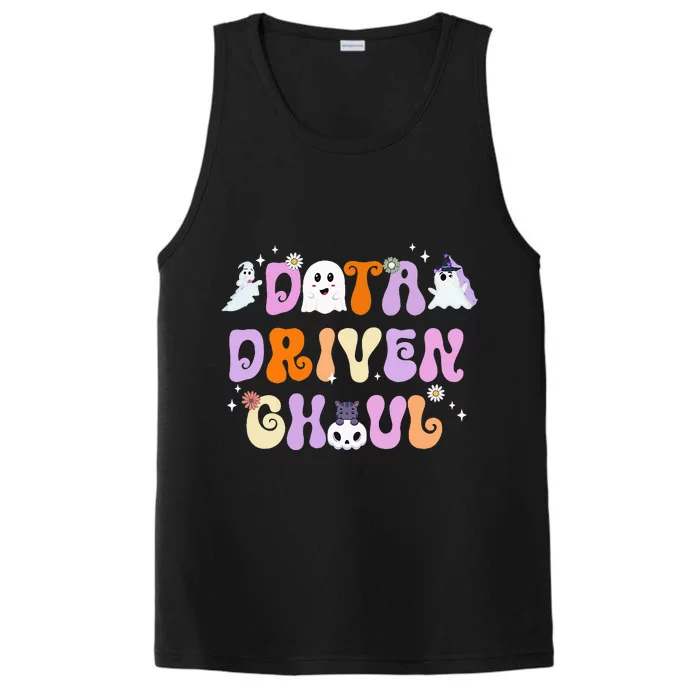 Cute Ghosts Halloween ABA Behavior Therapy Data Driven Ghoul Performance Tank