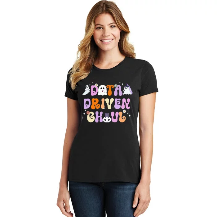 Cute Ghosts Halloween ABA Behavior Therapy Data Driven Ghoul Women's T-Shirt