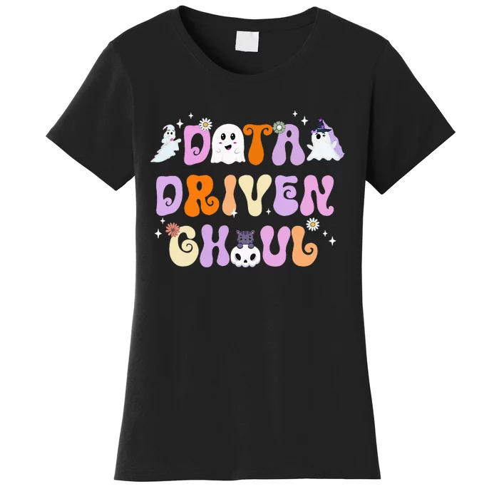 Cute Ghosts Halloween ABA Behavior Therapy Data Driven Ghoul Women's T-Shirt