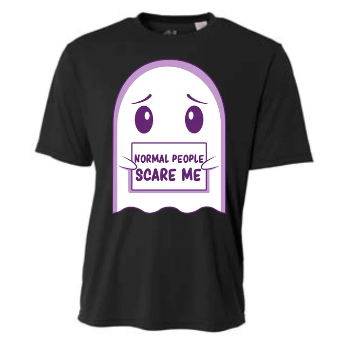 Cute Ghost Halloween Humor Cooling Performance Crew T-Shirt