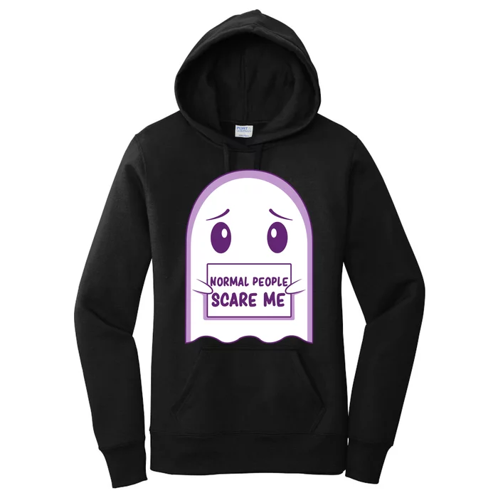 Cute Ghost Halloween Humor Women's Pullover Hoodie