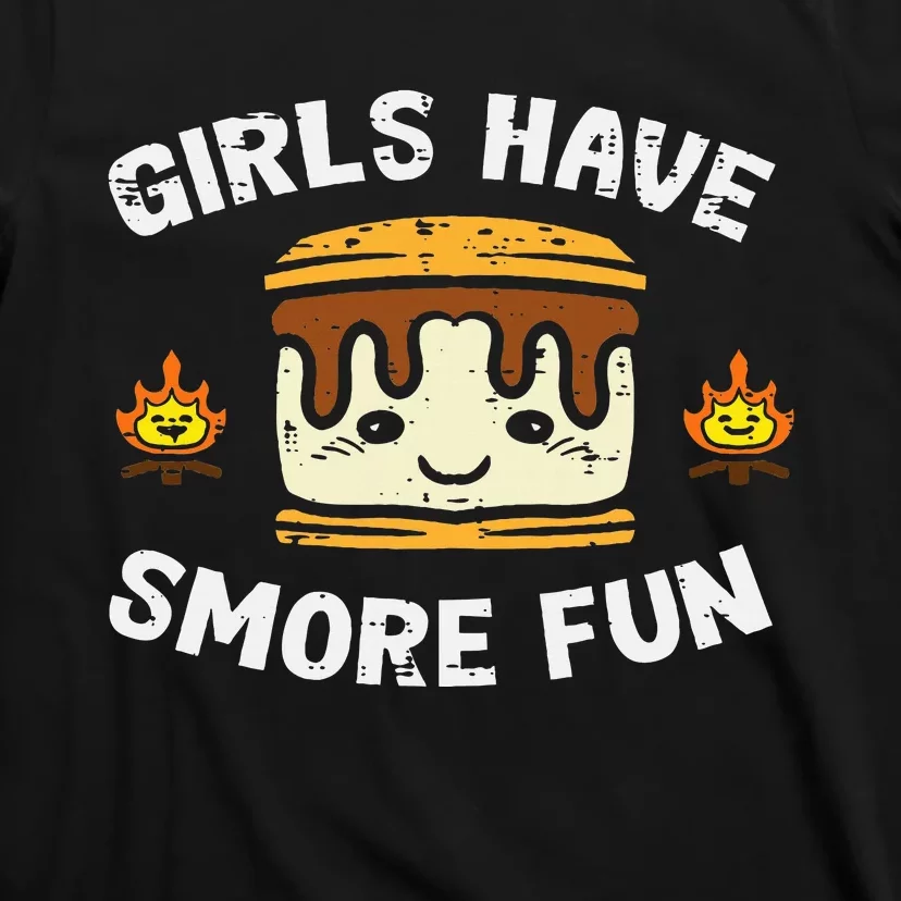 Camping Girl Have Smore Fun Camper T-Shirt