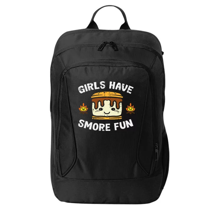 Camping Girl Have Smore Fun Camper City Backpack