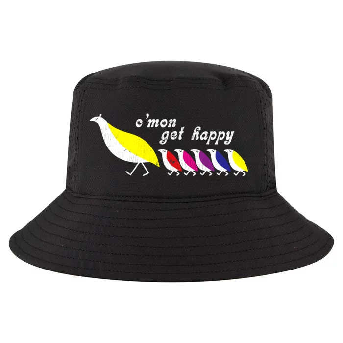 CMon Get Happy Encouraging Positive Quote Cool Comfort Performance Bucket Hat