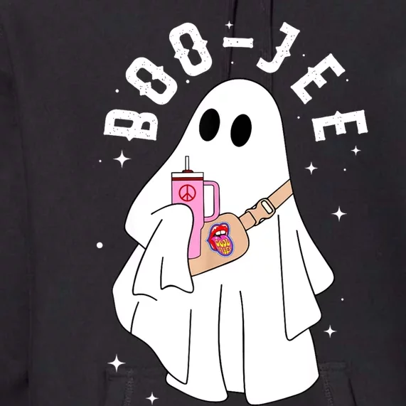 Cute Ghost Halloween Costume Boujee BooJee Spooky Season Premium Hoodie